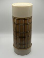 Vintage 1970’s Aladdin Yellow Plaid 32 Oz Large Thermos Container - Used picture