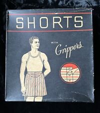 Vintage 1930s Art Deco mens boxer underwear advertising empty box picture