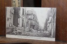 Antique Postcard WWI 1914-1915 Street in Reims after Bombardment picture