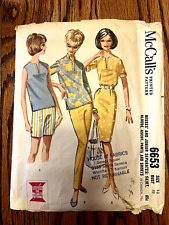 Vintage 1962 McCalls Pattern #6653 Misses/Junior Size 13 Bust 33 picture