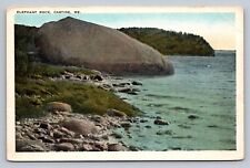 Postcard Maine Castine Elephant Rock Beach Bay 1927  B026 picture