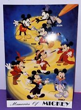 Vintage Walt Disney Mickey Mouse Memories Of Mickey Postcard 1928-Today Made USA picture