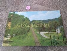 P3CDA Train or Station Postcard Railroad RR WOELRDS STEEPEST STANDARD GAUGE CUT picture