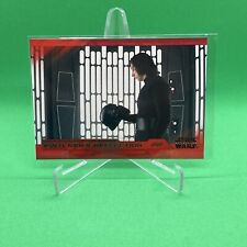 2018 Star Wars The Last Jedi Series Two Red #19 Kylo Ren's Reflection /199 picture