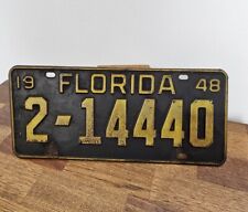 Original 1948 Vintage Florida License Plate Tag picture
