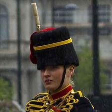 Day Gun Salute Hussar Hat Women Black King Troop RHA-Accession Fatima Industries picture