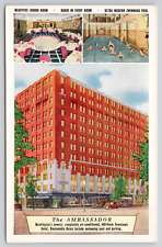 Washington DC The Ambassador Hotel White Border Postcard picture
