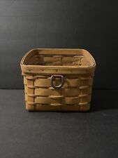 Longaberger Sort & Store Small Rectangle Storage Basket+Protector+Divider 2008 picture