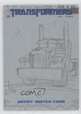 2007 Topps Transformers Movie Cards Sketch Cards 1/1 Unknown Artist Sketch e6p picture