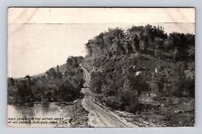 Dubuque IA-Iowa, Road to Mother House, Mt Carmel, Antique Vintage Postcard picture
