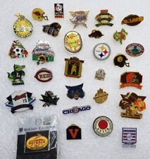 Mixed Sports Pin Lot of 30 - NFL Football MLB Baseball College Mascot Vtg Read picture
