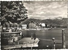People Sight-seeing At The Port And The Roches de Naye, Switzerland Postcard picture