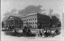 Photo:The Patent Office,horse-drawn carriages,People,1859 picture
