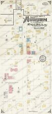 Auburn, AL. Alabama 1897 Historic Antique Vintage Map Copy 11x24