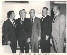 1969 Press Photo Tri-Parish elected Officers, New Orleans International Airport picture