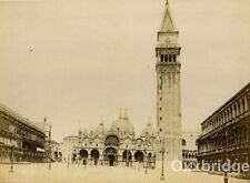 Venice Italy, St Marks Square 1880 Basilica Photo Roman Catholic Papacy Church   picture