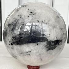 Natural Black Tourmaline Ball Crystal Quartz Sphere Healing Stone 5940g picture