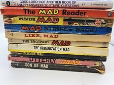 Lot Of 10 Mad Magazine Paperback Books From 1955-1960 And 1980 picture