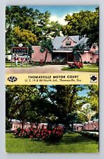 Thomasville GA-Georgia, Thomasville Motor Court Vintage Souvenir Postcard picture