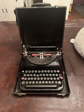 VINTAGE REMINGTON RAND TYPEWRITER MODEL 5 WITH CASE picture