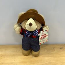 Wendy's Farrell Furskins Plush Bear Happy Holiday Stuffed Animal Vintage 7
