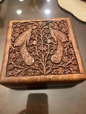 Vintage india Spice Box in hand carved wooden box picture