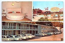 Postcard Holiday Host Motel in Gadsden Alabama AL 1960s Cars picture