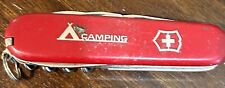 Vintage Victorinox Red Camping Swiss Army Utility Knife picture