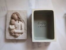 WIllow Tree Mother and Child Keepsake Box Everydays, A Miracle 3.5