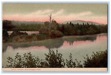 c1910's View Of Seven Islands Androscoggin River Maine ME Antique Postcard picture