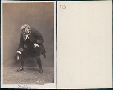Charles Albert Fechter, Vintage Actor CDV Albumen Print.Charles Albert Fecht picture