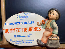 Vintage Goebel Hummel Authorized Dealer Plaque w/Merry Wanderer #187 TMK-5 MINT picture