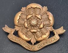 Lancashire Hussars Imperial Yeomanry Cap Badge - Scarce Example 1901-1908 2 Lugs picture