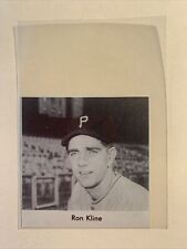 Ron Kline Pittsburgh Pirates 1954 Baseball Vintage Pictorial Panel picture