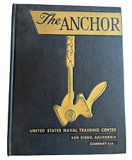 The Anchor 1954 Navy Boot Camp Yearbook Company 258 San Diego Naval Training picture