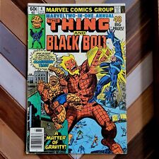 MARVEL Two-in-One ANNUAL #4 VG (1979) Co-starring BLACK BOLT 