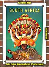 METAL SIGN - 1950 South Africa - 10x14 Inches picture