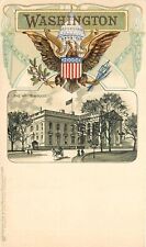 Postcard C-1905 Washington White House Private Mailing undivided DC24-4668 picture
