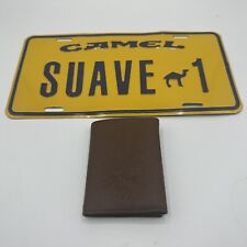 Vintage Camel Suave 1 License Plate PLUS New Camel Wallet picture