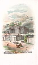 c1880 THE TEMPLE OF DIANA AT EPHESUS AISA VICTORIAN TRADE CARD Z5695 picture