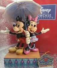 Rare Jim Shore DISNEY Figurine Rainy Day Romance Mickey & Minnie Umbrella picture