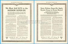 1916 Hudson Super Six Touring Car San Francisco to New York Record Elko NV Ad picture