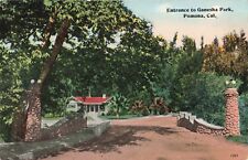 Entrance to Ganesha Park Pomona California CA c1910 Postcard picture
