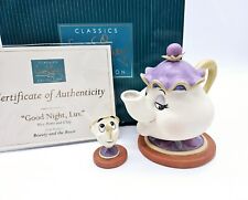 WDCC Disney Mrs Potts and Chip Figurines Goodnight Luv in Box COA  picture