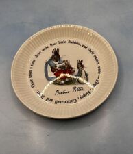 Vtg Wedgwood Etruria & Barlaston Beatrix Potter Peter Rabbit Nurseryware Plate picture
