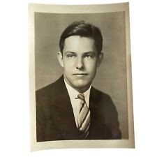 Male Photo Portrait Gilman School Cynosure Yearbook CDV Snapshot Vintage Found picture