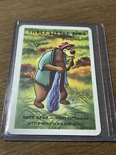 Vintage French Disney 🎥 Card Game Brer Bear 3 Little Pigs Playing Card RARE picture