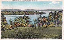 Postcard NH Lake Sunapee New Hampshire Lakeside Bay c.1930 H26 picture