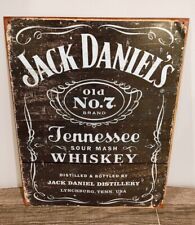 Jack Daniel's Metal Wall Sign 12 x 16 in - Jack Daniels Bar Sign - Fast Ship picture