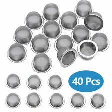 40PCS Tobacco Smoking Pipe Metal Filter Screen Steel Mesh Concave Bowl Style ELH picture
